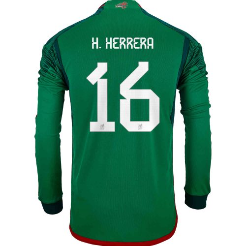 2022 adidas Hector Herrera Mexico L/S Home Jersey