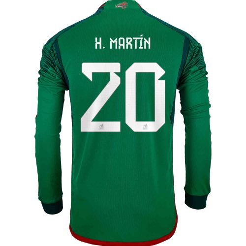 2022 adidas Henry Martin Mexico L/S Home Jersey