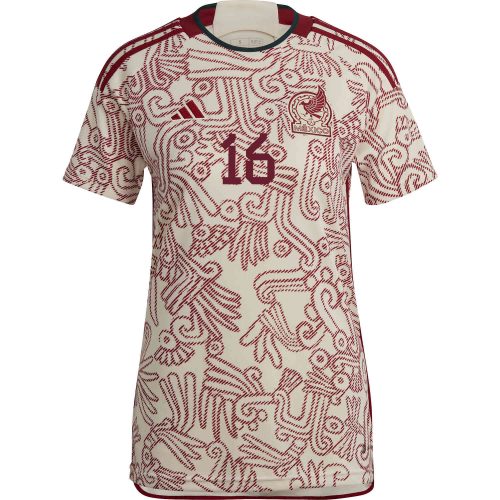 2022 Womens adidas Hector Herrera Mexico Away Jersey