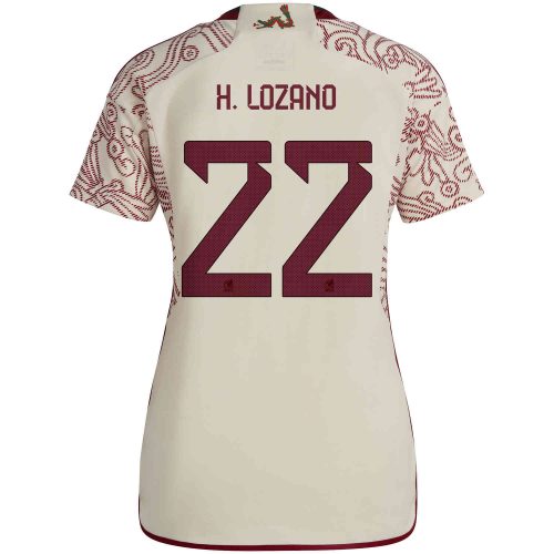 2022 Womens adidas Hirving Lozano Mexico Away Jersey