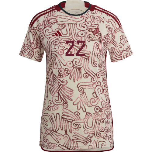 2022 Womens adidas Hirving Lozano Mexico Away Jersey