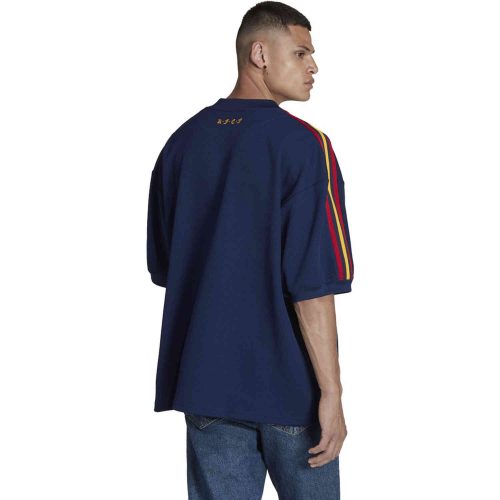 adidas Spain 3/4 Sleeve Lifestyle Jersey – Team Navy Blue