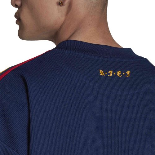 adidas Spain 3/4 Sleeve Lifestyle Jersey – Team Navy Blue
