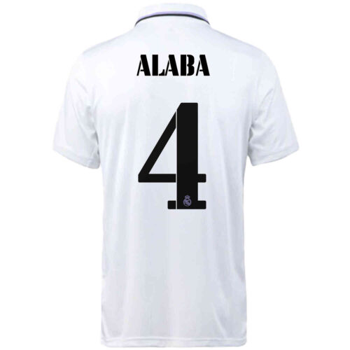 2022/23 Nike David Alaba Real Madrid Home Jersey