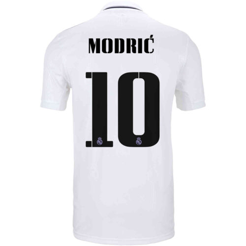 2022/23 adidas Luka Modric Real Madrid Home Jersey
