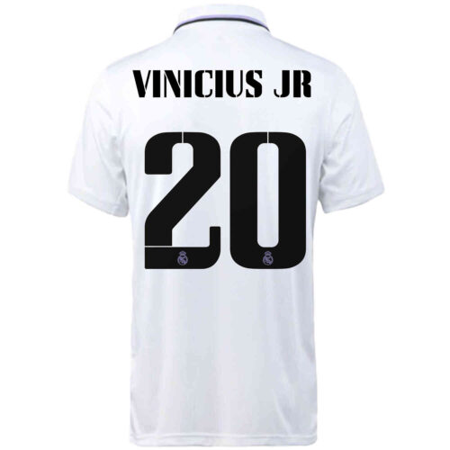 2022/23 adidas Vinicius Junior Real Madrid Home Jersey
