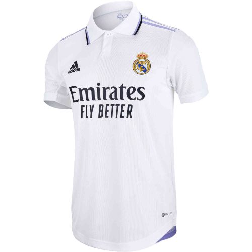 2022/23 adidas David Alaba Real Madrid Home Authentic Jersey