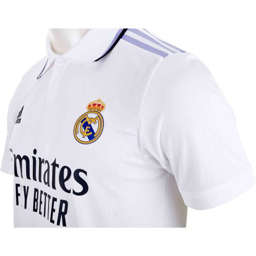 2022/23 adidas David Alaba Real Madrid Home Authentic Jersey