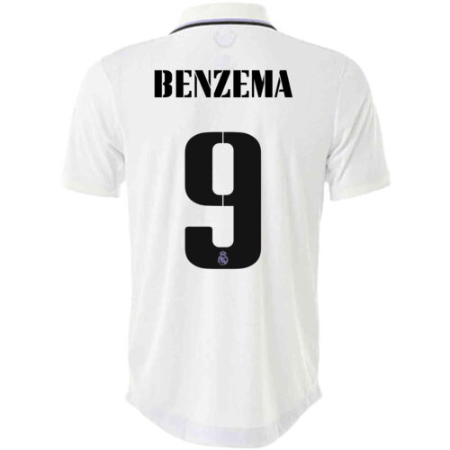 2022/23 Nike Karim Benzema Real Madrid Home Authentic Jersey