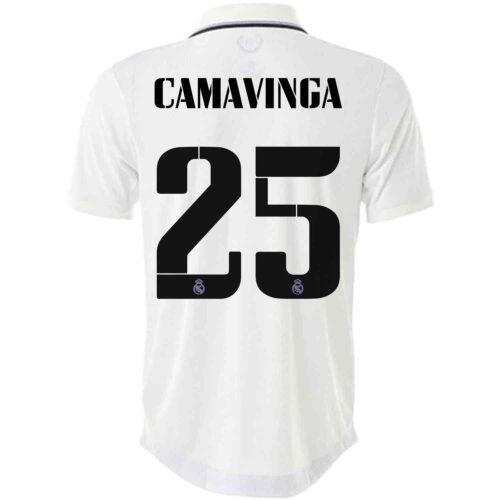 2022/23 adidas Eduardo Camavinga Real Madrid Home Authentic Jersey