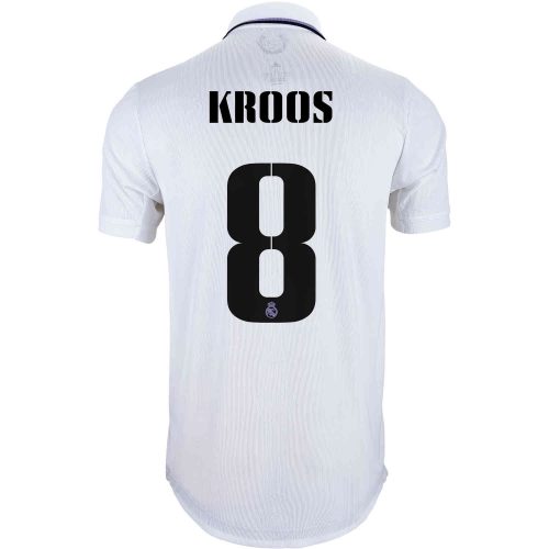 2022/23 adidas Toni Kroos Real Madrid Home Authentic Jersey