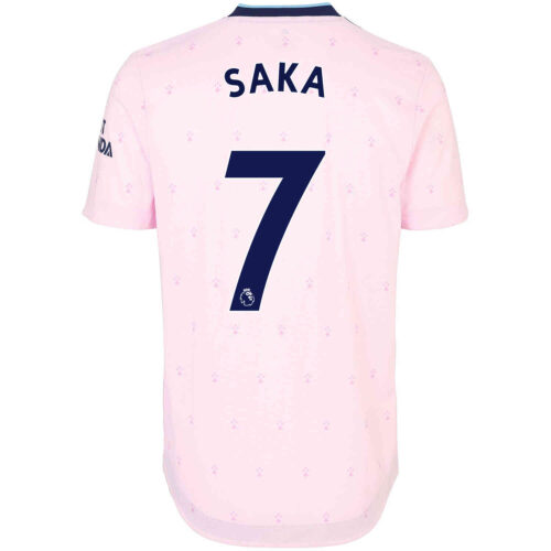 2022/23 adidas Bukayo Saka Arsenal 3rd Authentic Jersey