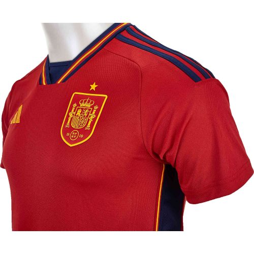 2022 Kids adidas Spain Home Jersey