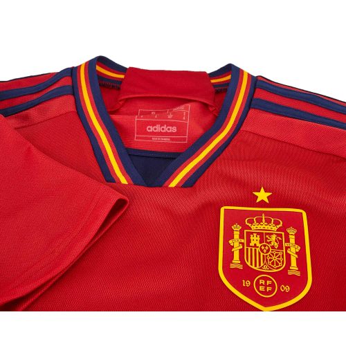 2022 Kids adidas Spain Home Jersey