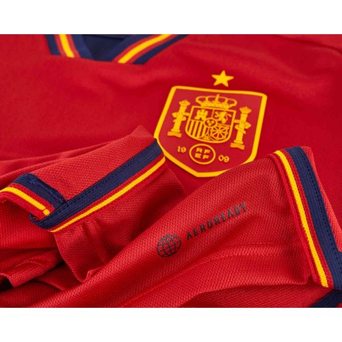 2022 Kids adidas Spain Home Jersey