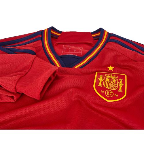 2022 adidas Spain L/S Home Jersey
