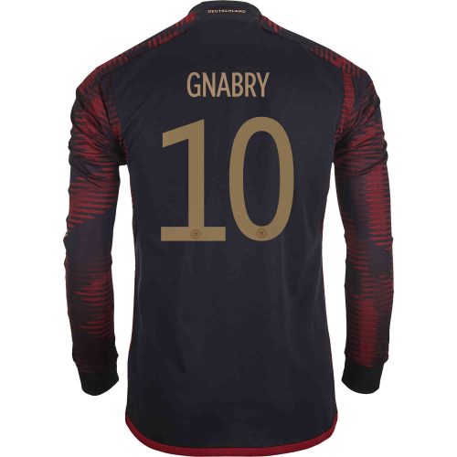 2022 adidas Serge Gnabry Germany L/S Away Jersey