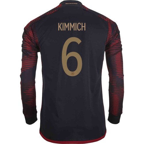 2022 adidas Joshua Kimmich Germany L/S Away Jersey
