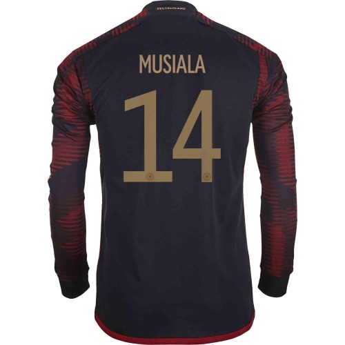 2022 adidas Jamal Musiala Germany L/S Away Jersey