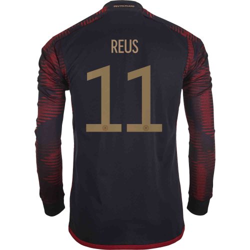 2022 adidas Marco Reus Germany L/S Away Jersey