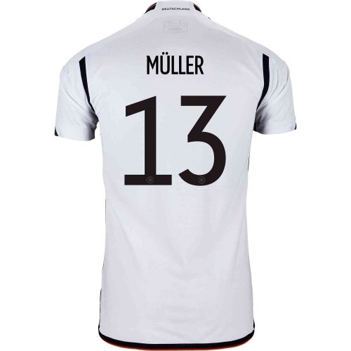 2022 Kids adidas Thomas Muller Germany Home Jersey