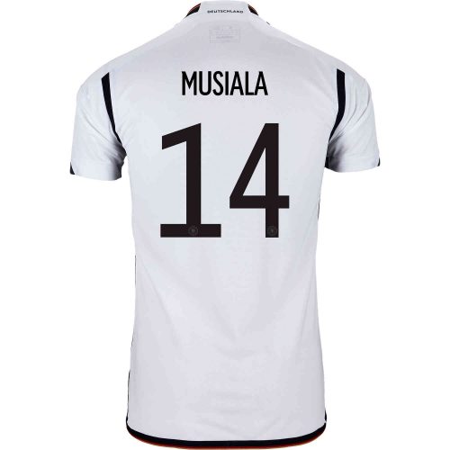 2022 Kids adidas Jamal Musiala Germany Home Jersey