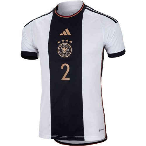 2022 Kids adidas Antonio Rudiger Germany Home Jersey