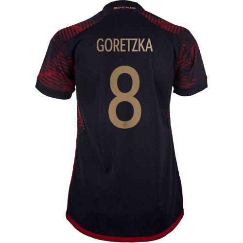 2022 Womens adidas Leon Goretzka Germany Away Jersey