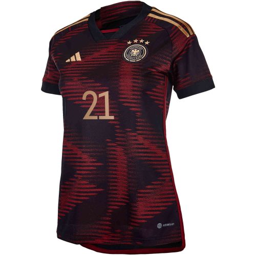 2022 Womens adidas Ilkay Gundogan Germany Away Jersey