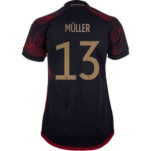 2022 Womens adidas Thomas Muller Germany Away Jersey