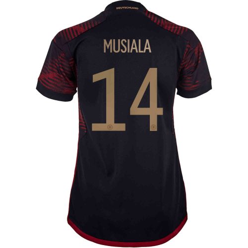 2022 Womens adidas Jamal Musiala Germany Away Jersey