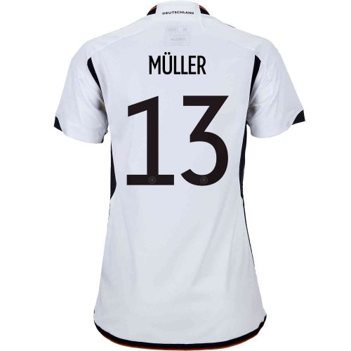 Womens adidas Thomas Muller Germany Home Jersey – 2022