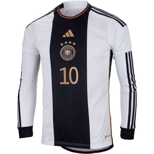 2022 adidas Serge Gnabry Germany L/S Home Jersey