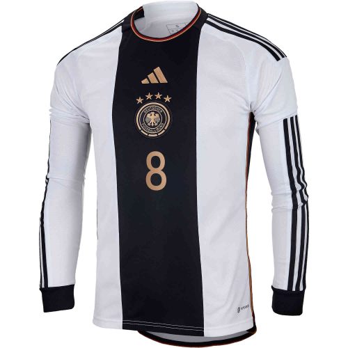 2022 adidas Leon Goretzka Germany L/S Home Jersey