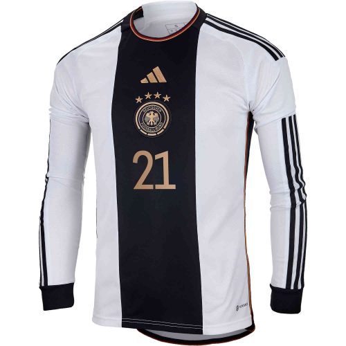 2022 adidas Ilkay Gundogan Germany L/S Home Jersey