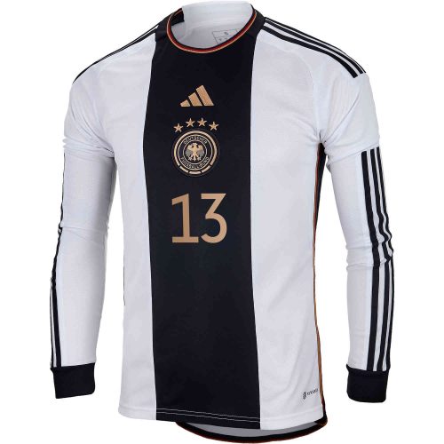 2022 adidas Thomas Muller Germany L/S Home Jersey