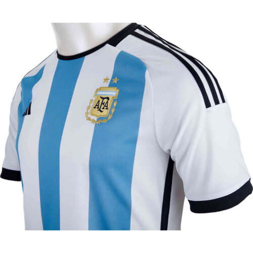 2022 Kids adidas Lionel Messi Argentina Home Jersey