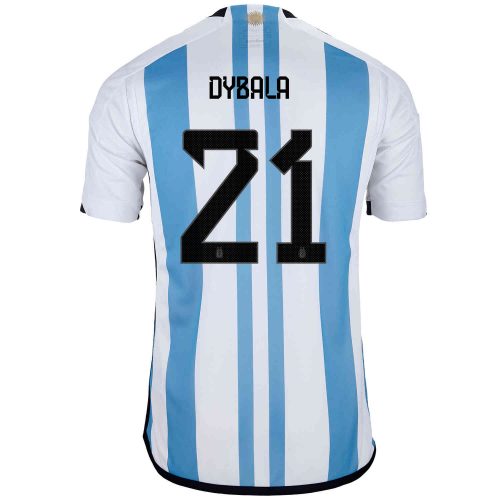 2022 Kids adidas Paulo Dybala Argentina Home Jersey