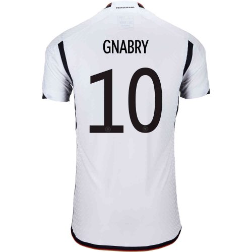 2022 adidas Serge Gnabry Germany Home Authentic Jersey