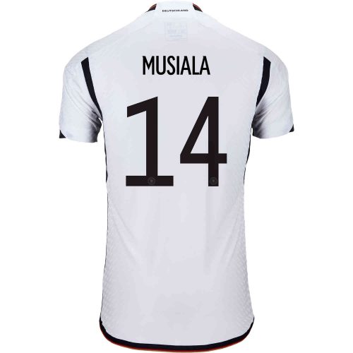 2022 adidas Jamal Musiala Germany Home Authentic Jersey