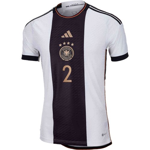 2022 adidas Antonio Rudiger Germany Home Authentic Jersey
