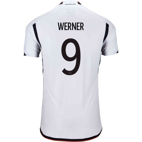 2022 adidas Timo Werner Germany Home Authentic Jersey