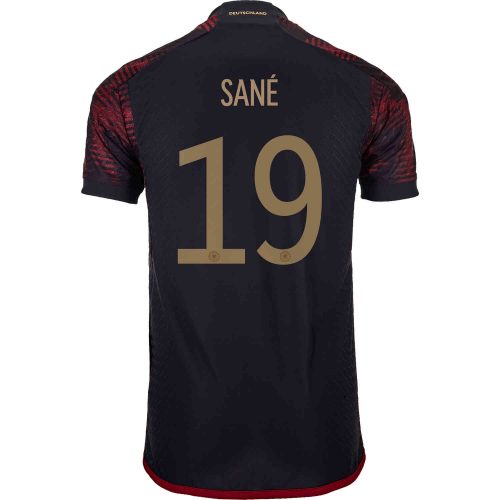 2022 adidas Leroy Sane Germany Away Authentic Jersey