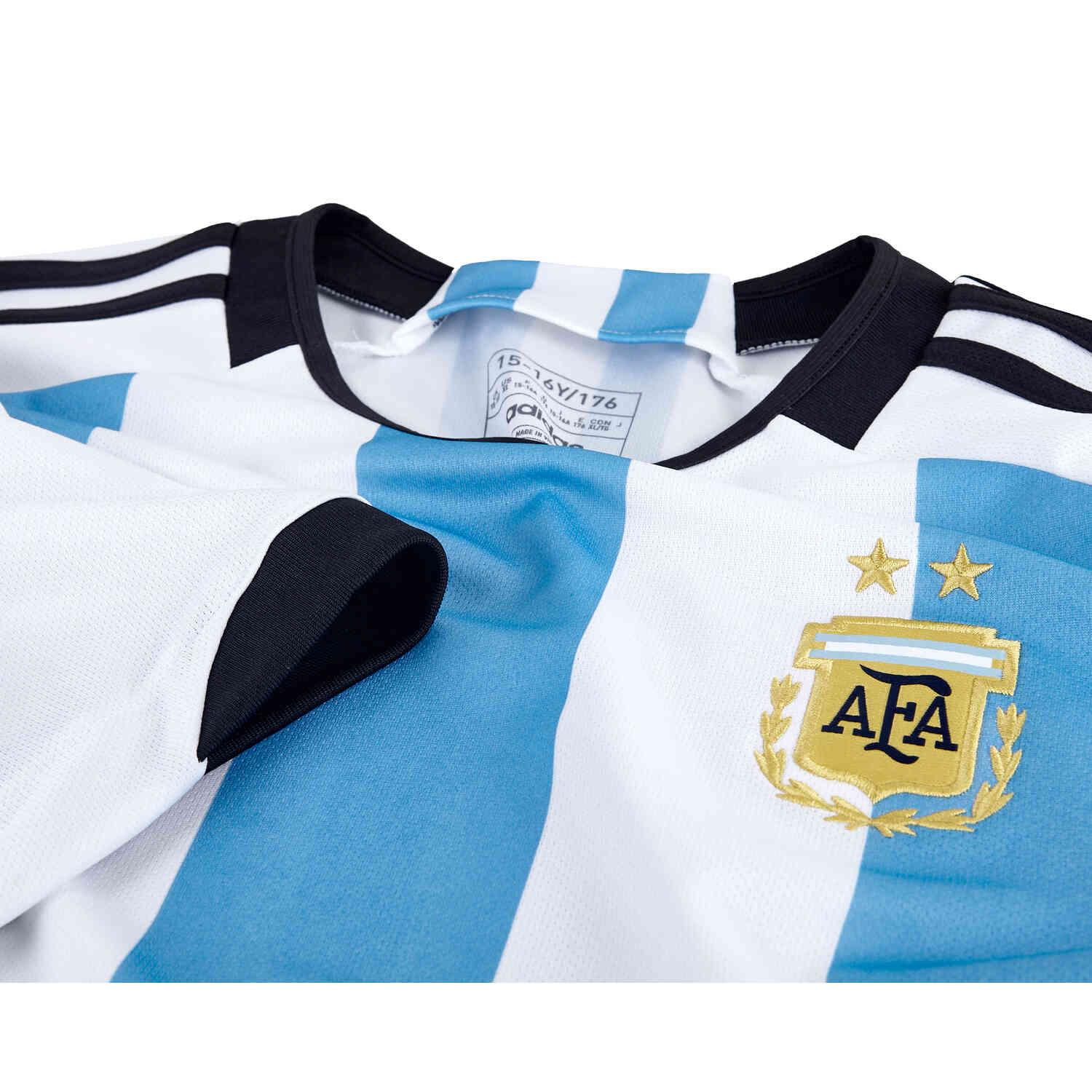 2022 Lionel Messi 3-Star adidas Argentina Home Jersey - SoccerPro