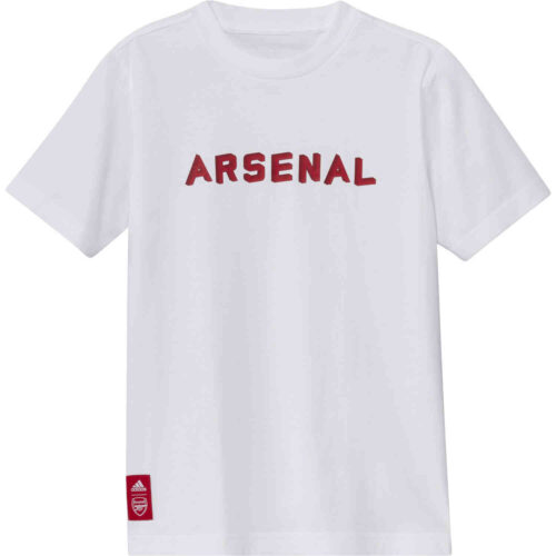 Kids adidas Arsenal Tee – White