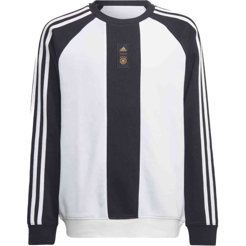 Kids adidas Germany Lifestyle Crew – Black/White