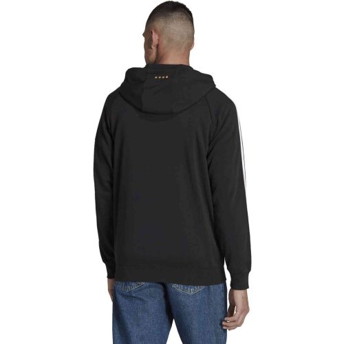 adidas Germany Full-zip Lifestyle Hoodie – Black/White