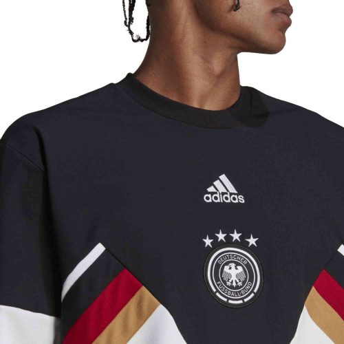 adidas Germany Icons Lifestyle Crew – Black/White