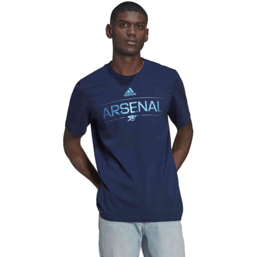 adidas Arsenal Graphic Lifestyle Tee – Navy Blue