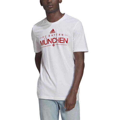 adidas Bayern Munich Graphic Tee – White